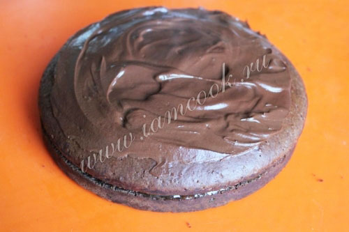 Фото приготовления торта Захер