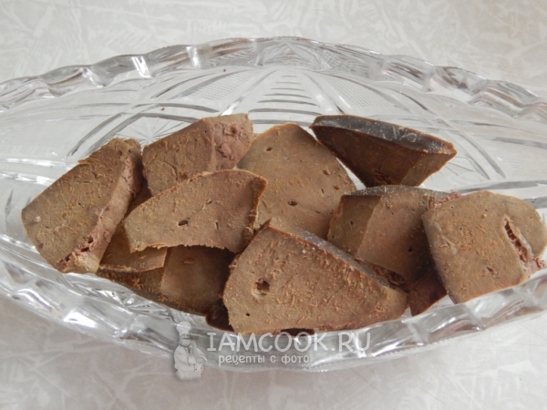 Печень порезанная