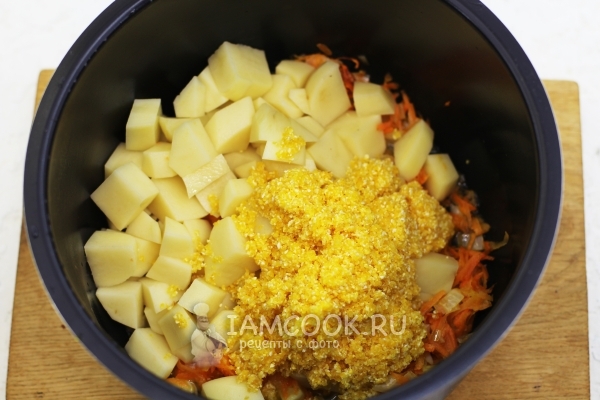 Добавить картофель