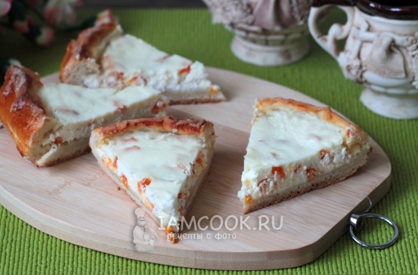 Рецепт пирога из творога в духовке