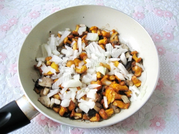 Грибы жаренные с луком