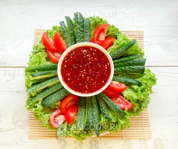 Чили джем с овощами