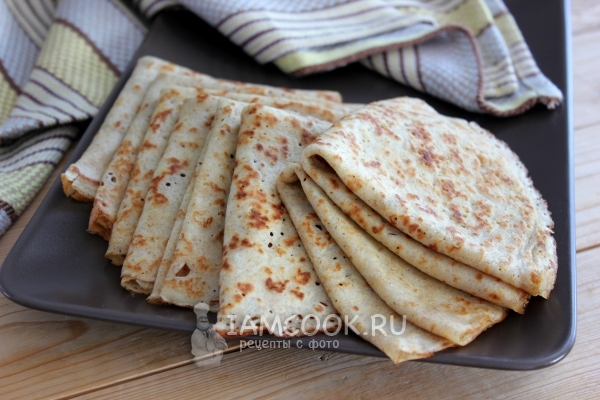 Фото блинов из амарантовой муки