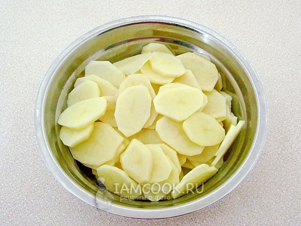 Порезать картофель