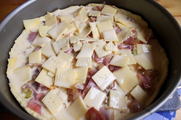 Начинка для пирога Киш