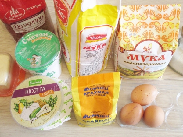 Ингредиенты для чизкейка