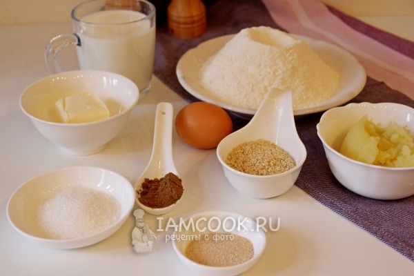 Ингредиенты для картофельного хлеба