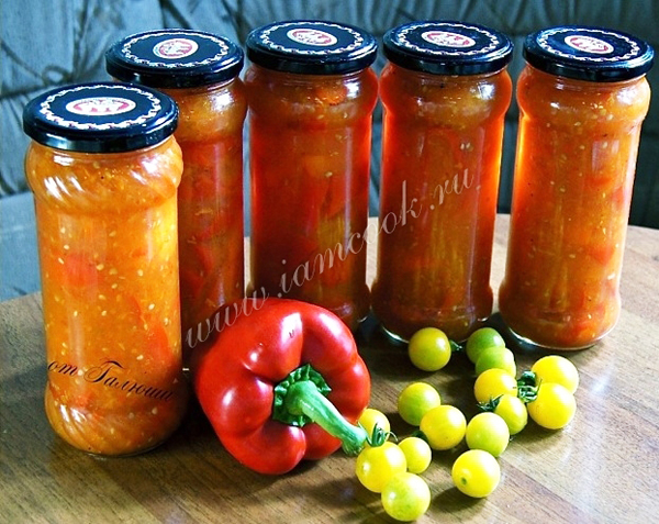 Рецепт лечо из болгарского перца и помидоров