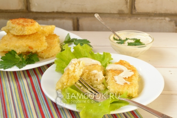 Рецепт биточков из рисовой каши