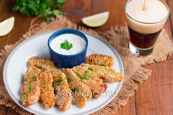 Рецепт вегетарианского грибного шницеля