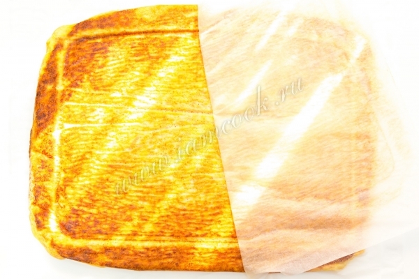 Морковный корж