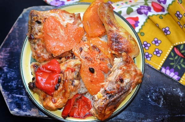 Фото запеченной курицы