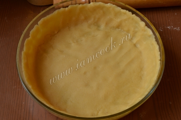 Тесто для пирога в форме