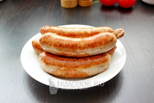 Обжаренные колбаски