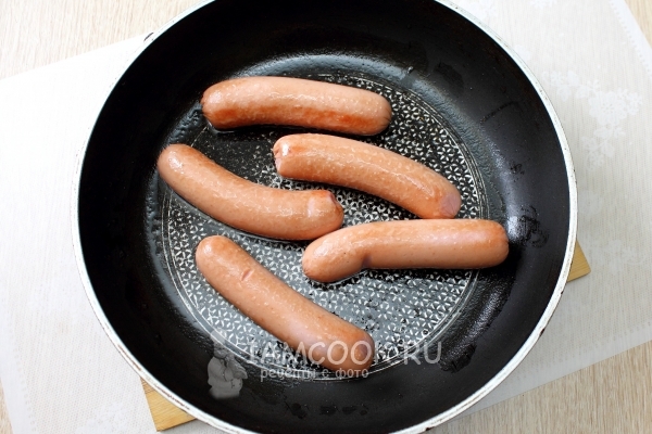 Обжарка сосисок