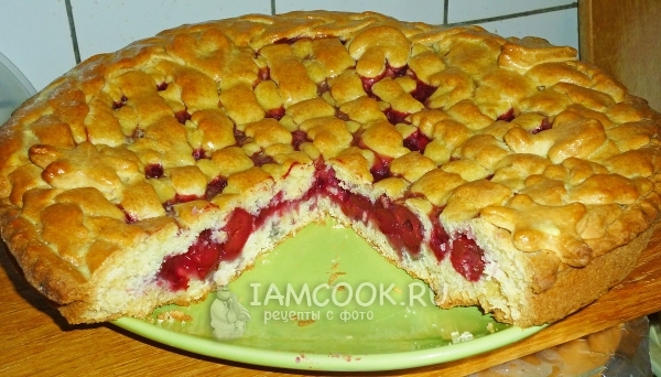 Рецепт пирога «Зимняя вишня»