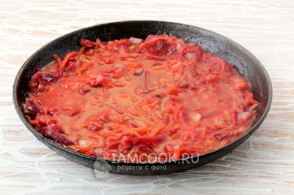 Влить овощной отвар