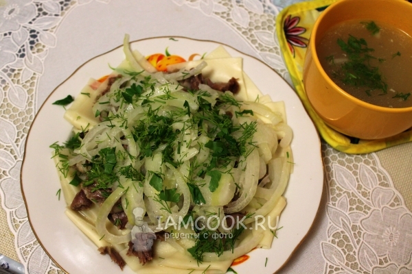 Рецепт бешбармака из баранины