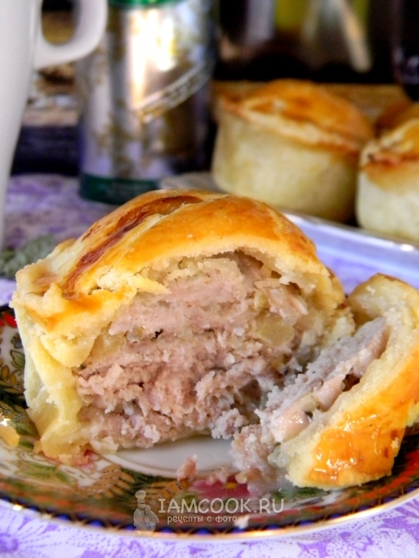 Рецепт мини-пая с мясом
