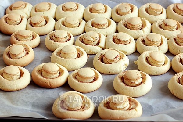 Рецепт печенья «Грибочки»