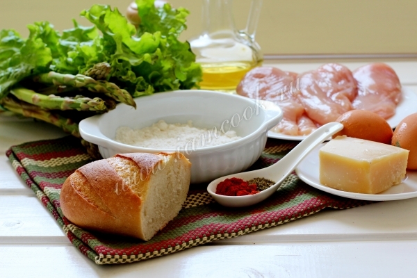 Ингредиенты для куриных грудок в кляре