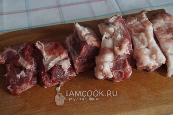 Разрезать ребрышки