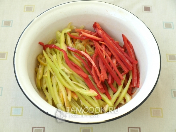 Порезать перец