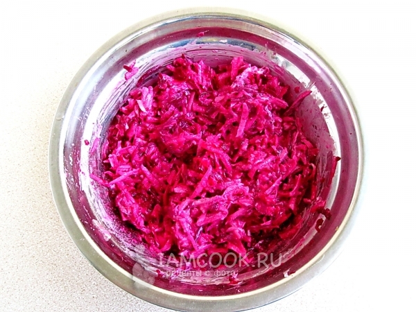 Рецепт салата из топинамбура и свёклы