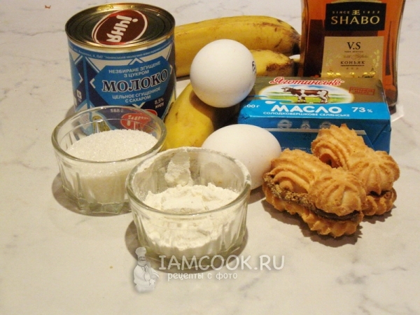 Ингредиенты для торта шкатулка