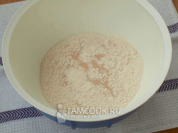 Сухие ингредиенты для теста