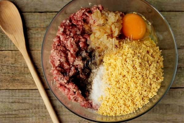 Ингредиенты для начинки голубцов