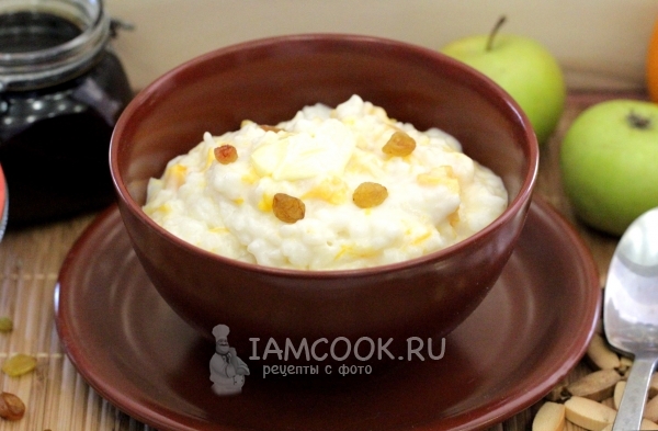 Рецепт рисовой каши с тыквой в мультиварке