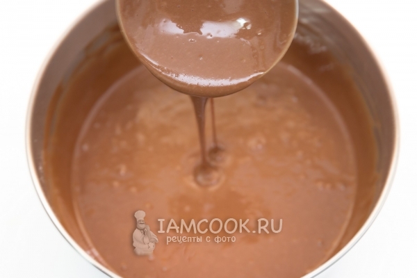 Тесто для шоколадных панкейков