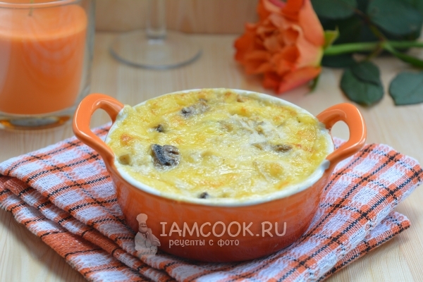 Рецепт жульена с курицей и грибами