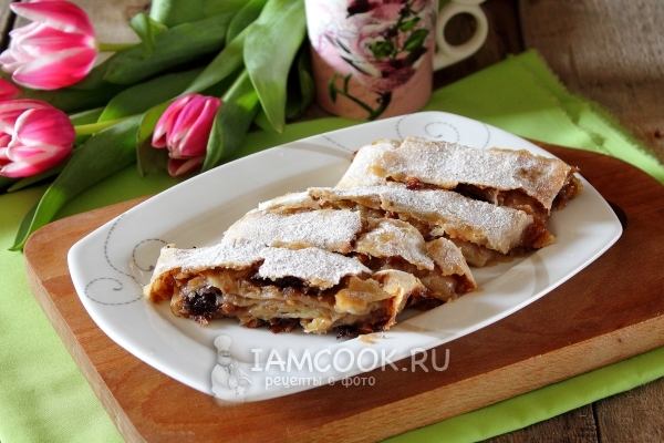 Фото Венского штруделя