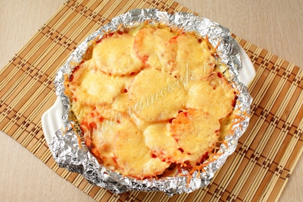 Фото хека запеченного в фольге