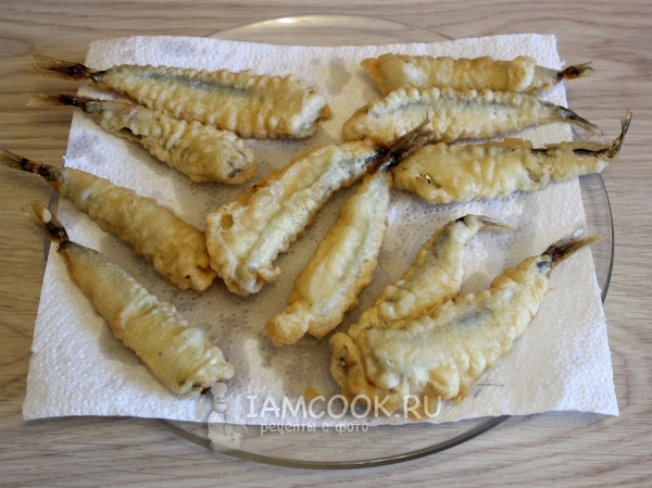 Готовая мойва в кляре