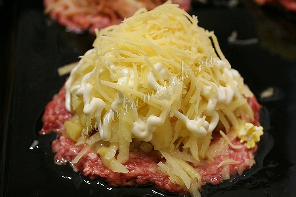 Рецепт вкусных мясных стожек с картофелем