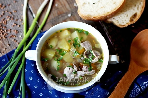 Фото супа из куриных желудков