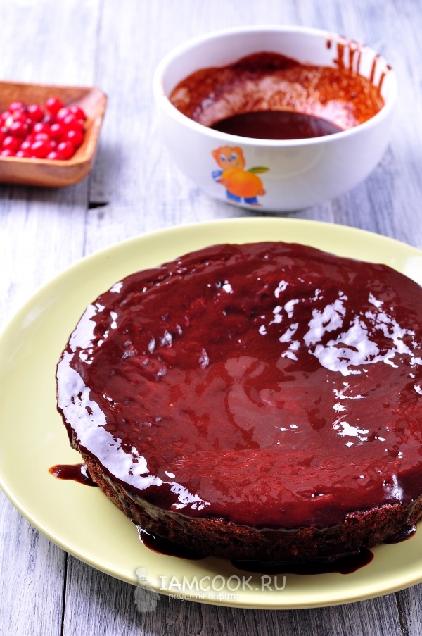 Рецепт брауни с клюквой и какао