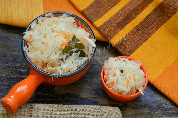 Капуста квашеная с медом