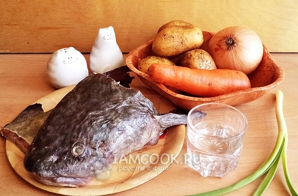 Ингредиенты для ухи из налима