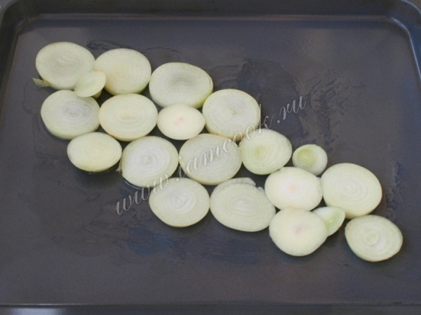 Выложить лук