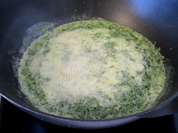 Сыр для сливочного соуса со шпинатом