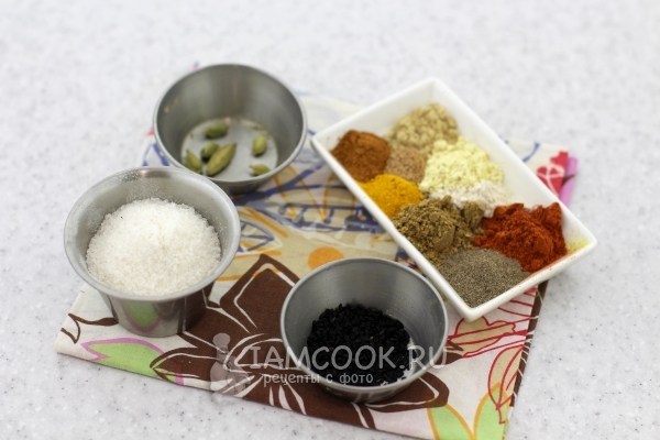 Ингредиенты для приправы для курицы