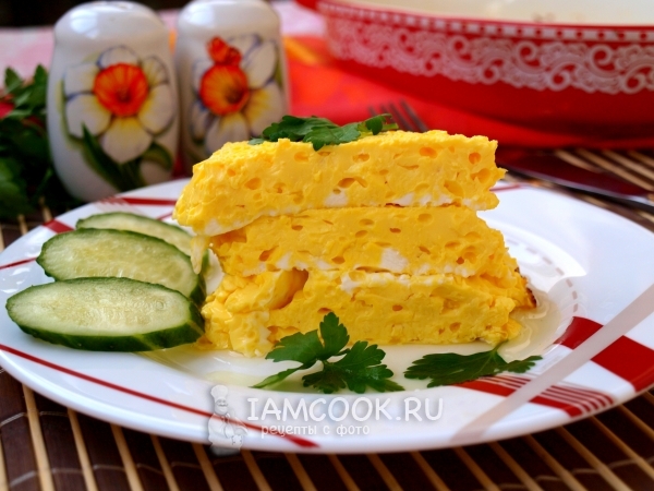 Рецепт пышного омлета в духовке