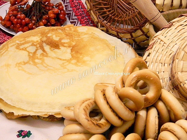 Рецепт блинов на газированной воде