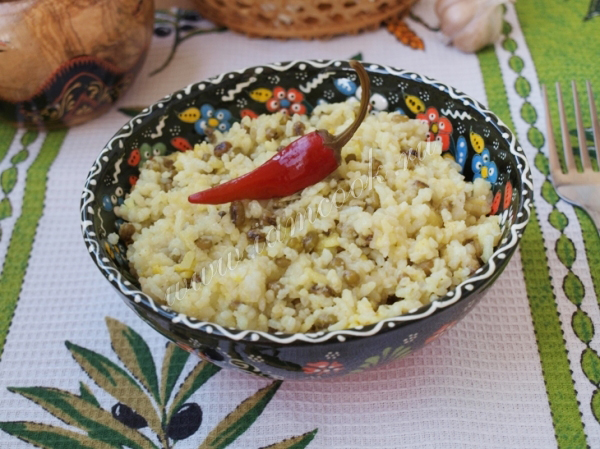 Готовим рис с машем