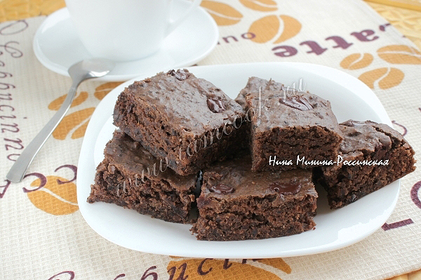 Рецепт постного брауни
