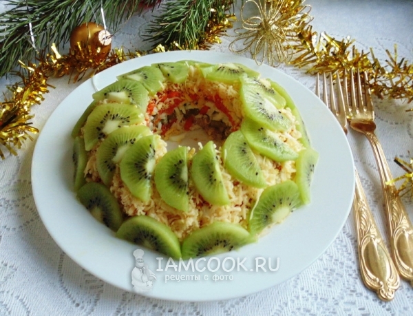 Рецепт салата Малахитовый браслет